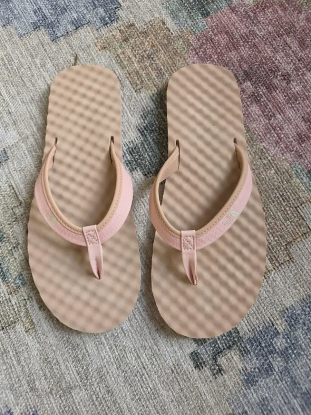 The North Face Base Camp Mini II / Pink Flip Flops  - Size 9